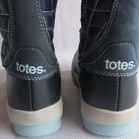 TOTES SHIRLEY TALL GIRLS WINTER BOOTS – DRESS BLUE COOL BLUE - Picture 6 of 16